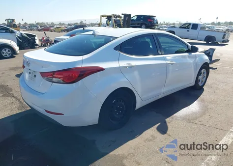 2014 Hyundai Elantra Se from USA, damaged, VIN 5NPDH4AE0EH516445